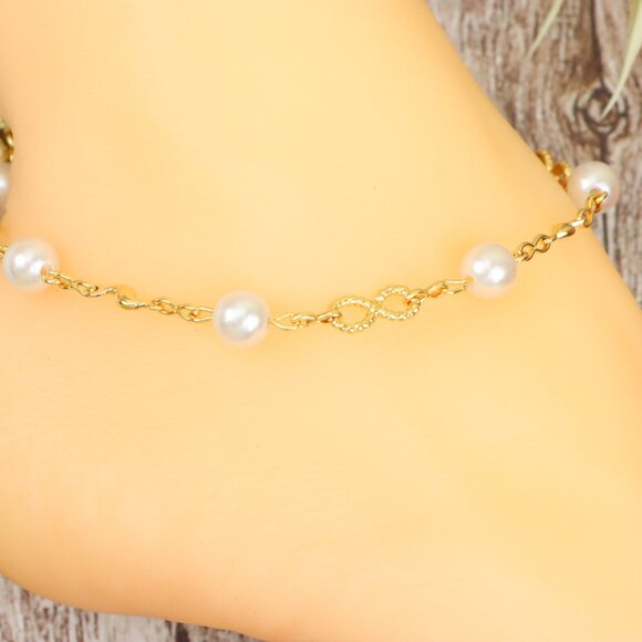 "Dainty Anklet for Women – Elegant Everyday Jewelry & Perfect Gift | MLCRC1181 - Picture 3 of 10